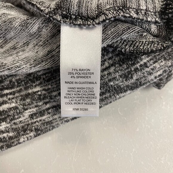 Express Womens Lightweight Pullover Hoodie Gray/White Size Small Pocket - Picture 9 of 9